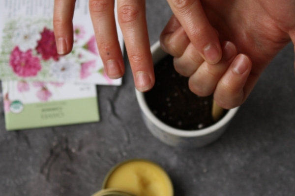 Topical CBD rubbed on hands