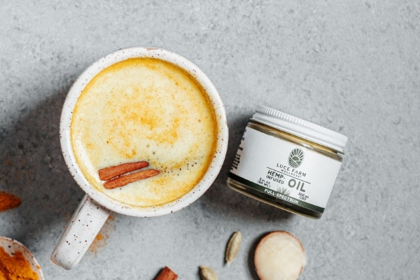 Pumpkin Spice Latte with CBD Coconut Oil, the ultimate seasonal indulgence