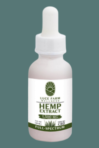 Luce Farm CBD extract bottle